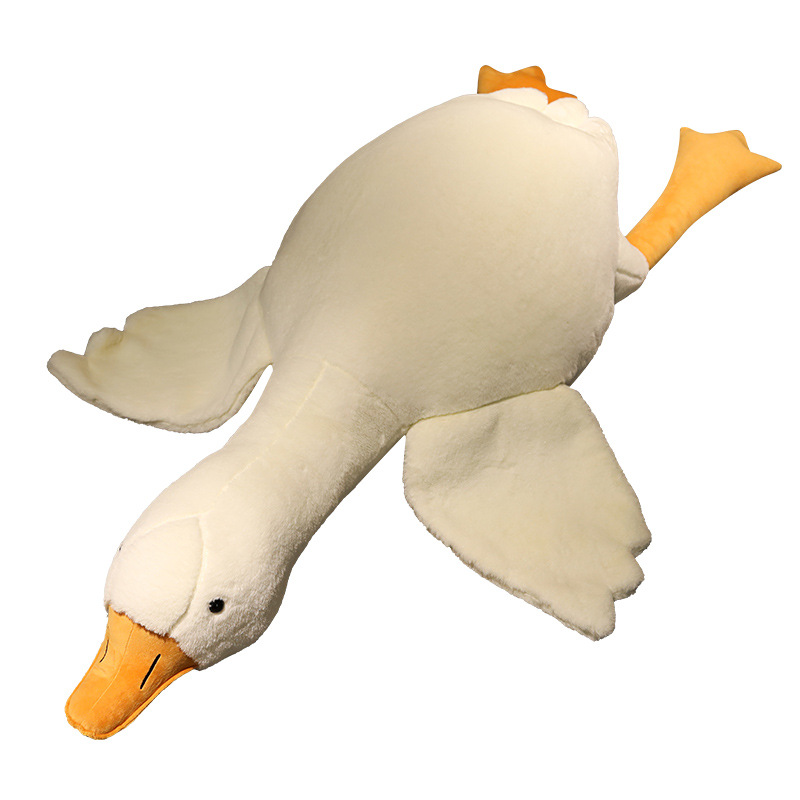 Big White Geese Pillow Internet Celebrity Big Goose Plush Toy Duck Doll Girls' Gifts Ragdoll to Sleep with Cushion Wholesale