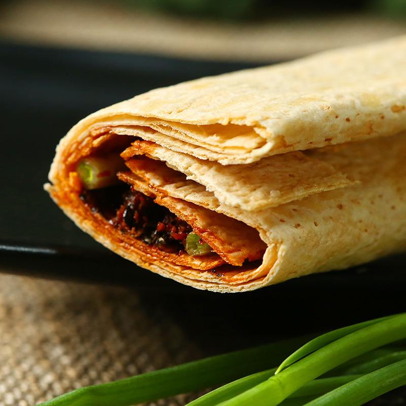 正宗山东全麦煎饼粗粮杂粮软饼大煎饼临沂特产非纯手工500g*2