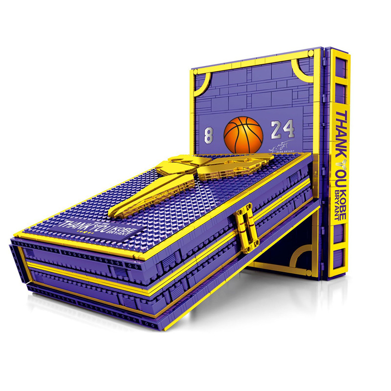 nba科比积木书装饰摆件人仔篮球成年高难度男孩拼装模型纪念手册