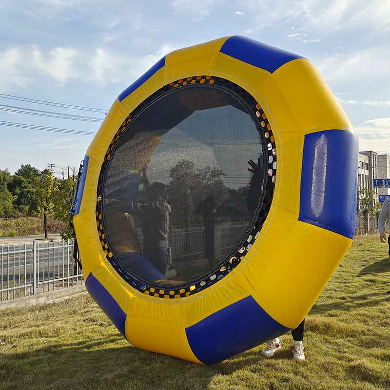 0成交0个充气水上娱乐蹦床儿童水上乐园充气跳跳床pvc气垫蹦床 厂家