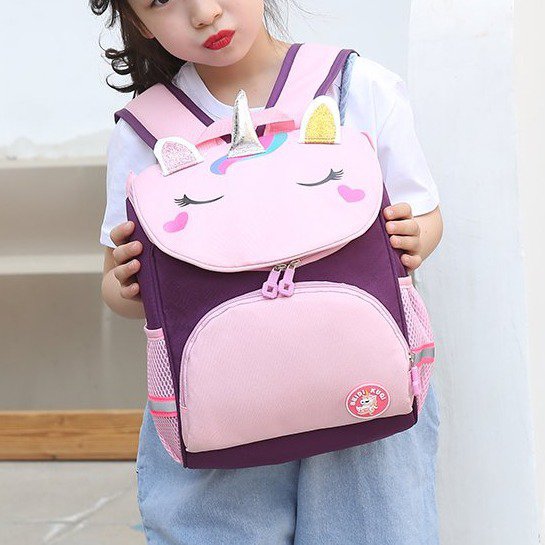 New Kindergarten Backpack Boys and Girls Cute Cartoon Backpack Dinosaur Children's Bags Customized Printed Logo