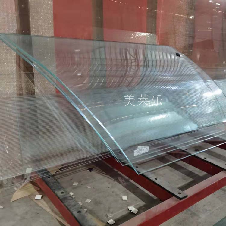 楼梯弯玻异形斜弧玻璃旋转楼梯玻璃广州佛山东莞深圳