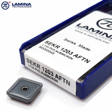 Lamina数控铣刀片SEKR1203AFTN LT30硬质合金PVD涂层正品新包装