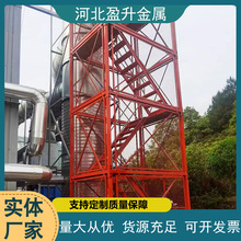 桥梁建筑箱式安全梯笼高空施工框架梯笼组装式直爬深坑梯笼