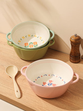 日式双耳汤碗烩面碗感吃面条专用大碗螺蛳粉碗拉面泡面碗陶瓷