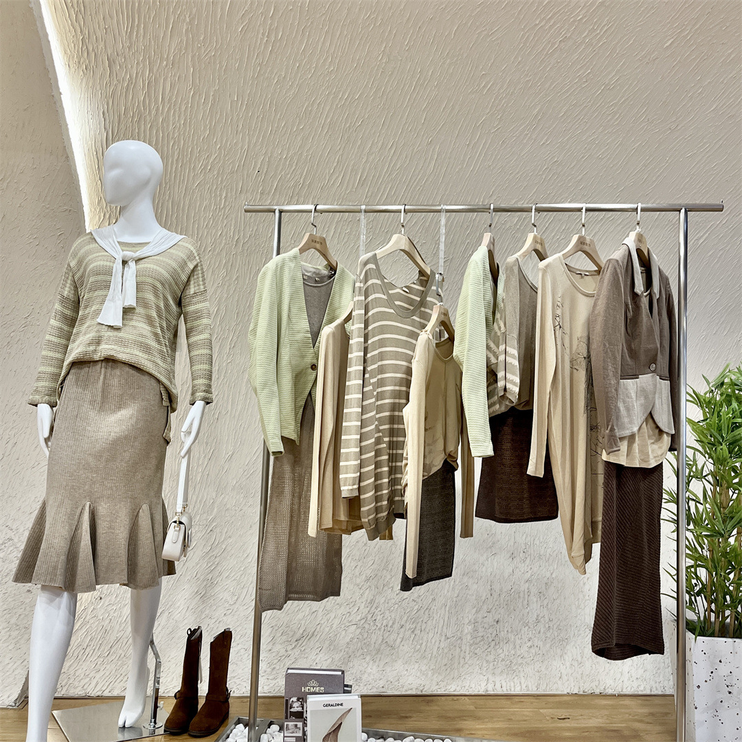 爵克春夏棉麻休闲女装品牌折扣外贸尾单女装正品尾货清仓处理库存