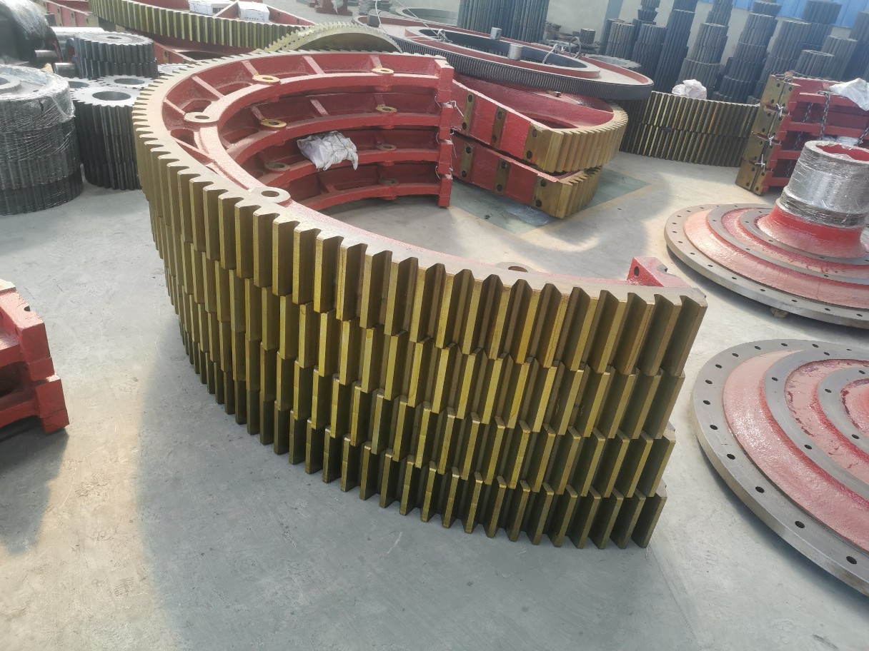 1.8米回转窑大齿轮厂家,烘干机大齿圈,轮带拖轮配件,铸钢厂家