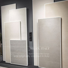 意大利米兰素色3D立体全瓷砖简约设计师卫生间感墙砖防滑地砖