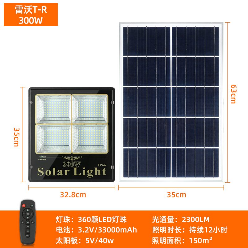 New Solar Spotlight LED Outdoor Yard Lamp New Indoor and Outdoor Wall Lamp Solar Flood Lights