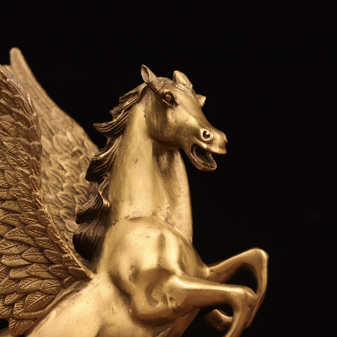 铜马批发生肖马跃马黄铜摆件家居装饰创意礼品 铜工艺品一件代发