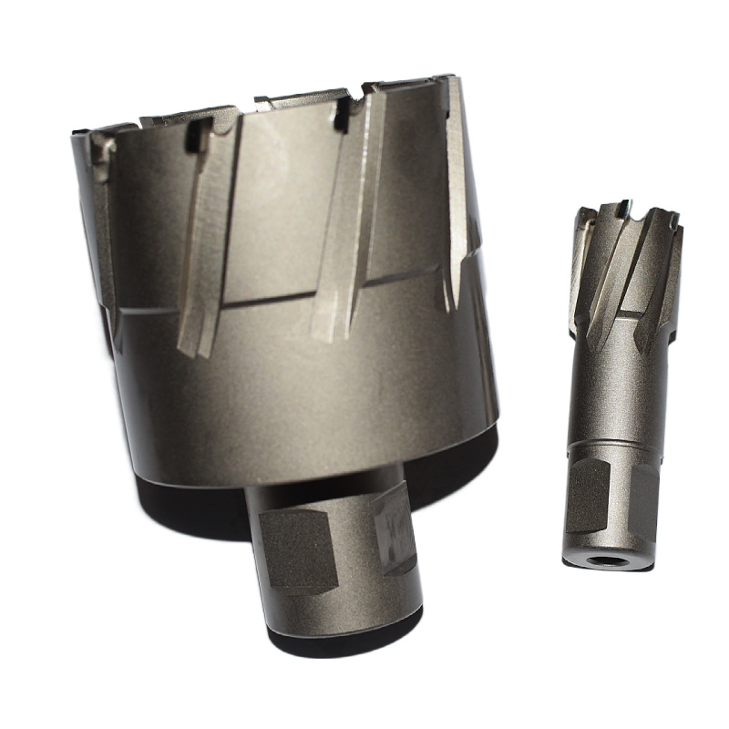 浪潮空心钻头打孔金属合金钢板钻头磁力钻钢板掏料钻取芯钻35深度