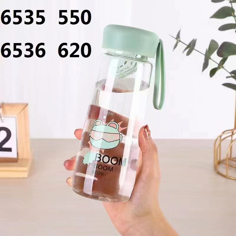 Factory Wholesale Plastic Water Cup Portable Male and Female Students Plastic Cup 550ml Sports Kettle Drinking Water Sports Bottle