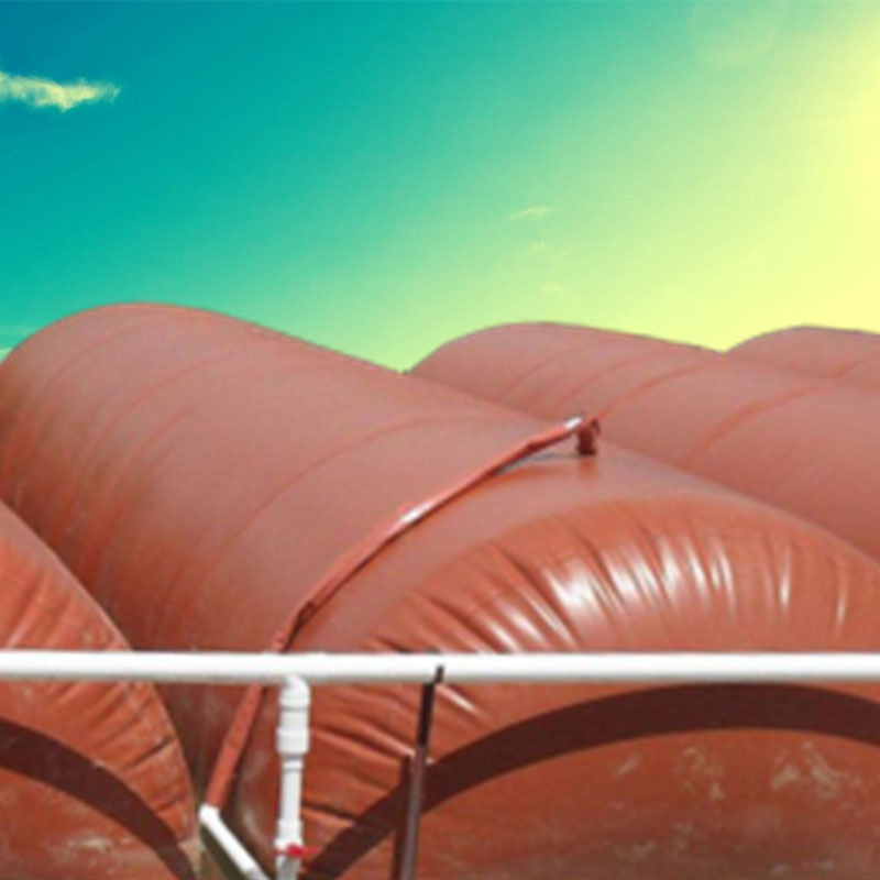 越来 红泥软体贮气袋 沼气储气袋 圆形沼气池的优点