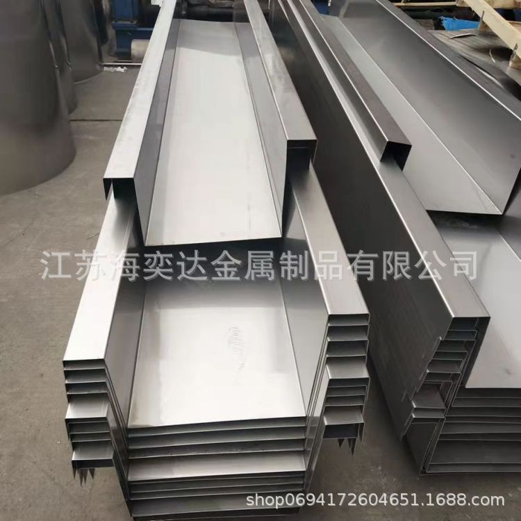 Factory Stainless Steel Gutter House Eaves Drainage Sedimentation Tank Outlet Weir Trough 201 304 Stainless Steel Gutter Sink