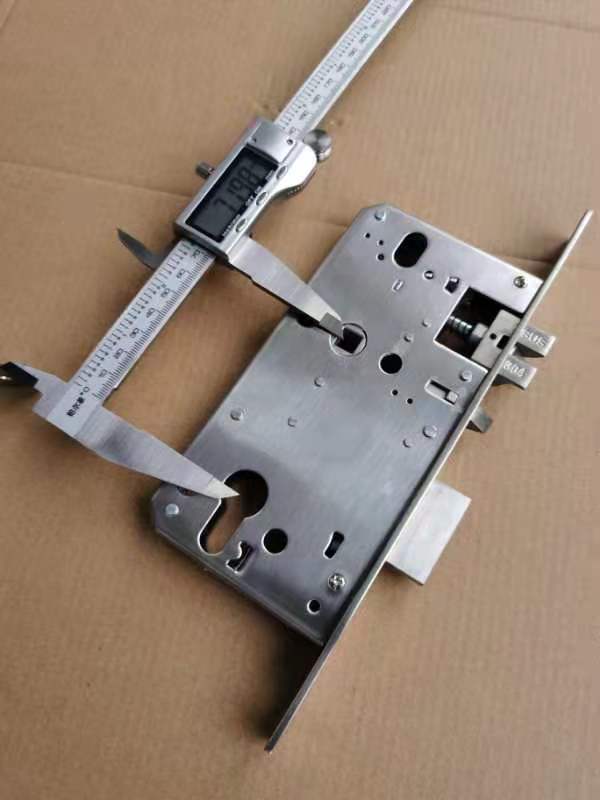 5572 6072双快双活锁体欧标不锈钢木门锁体联动上提快开指纹锁体