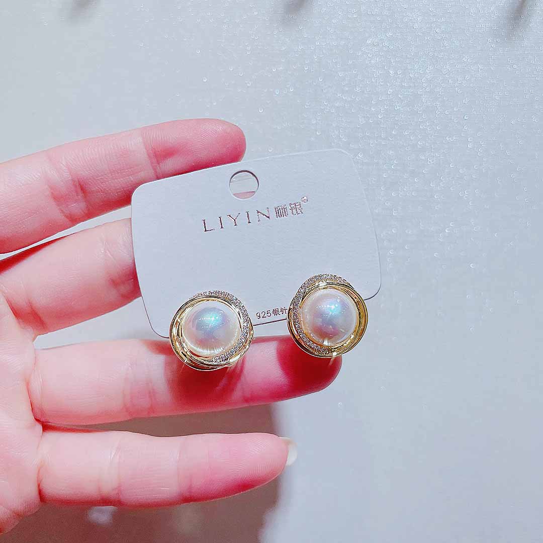 丽银饰品耳饰新款个性风潮耳环女时尚预售几何形耳钉长款3201j