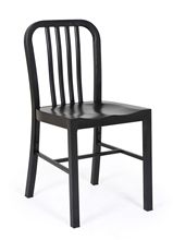海军椅 方形舒适餐椅酒店餐厅饭店家用铁椅 多色可选 耐用10年成