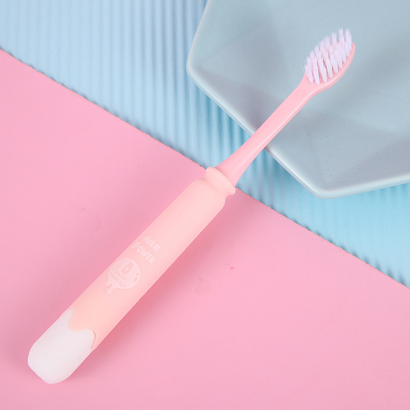 New Feeding Bottle Cute Toothbrush Soft-Bristle Toothbrush Antibacterial Toothbrush Deep Cleaning Toothbrush Factory Wholesale