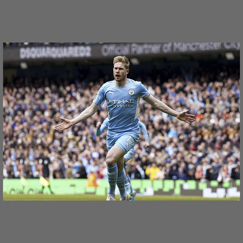 64n德布劳内海报曼城丁丁球星足球装饰画挂图梅西c罗墙贴壁纸 图片