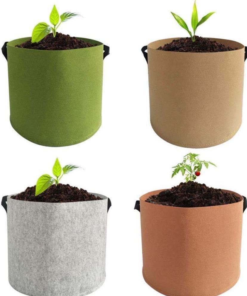 花卉美植袋加厚植树袋种树袋无纺布袋育苗袋移植种植袋育苗毛毡桶