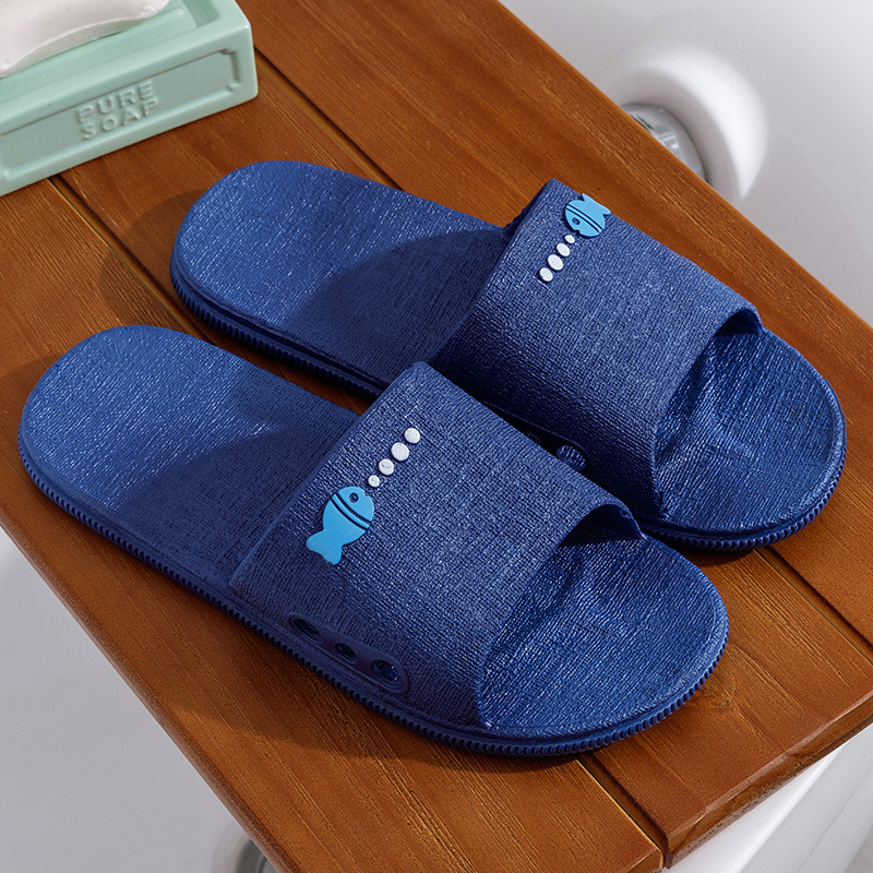 Home Slippers Women's Summer Indoor Men's Home Soft Bottom Bathroom Bath Slippers Couple Shoes Wholesale