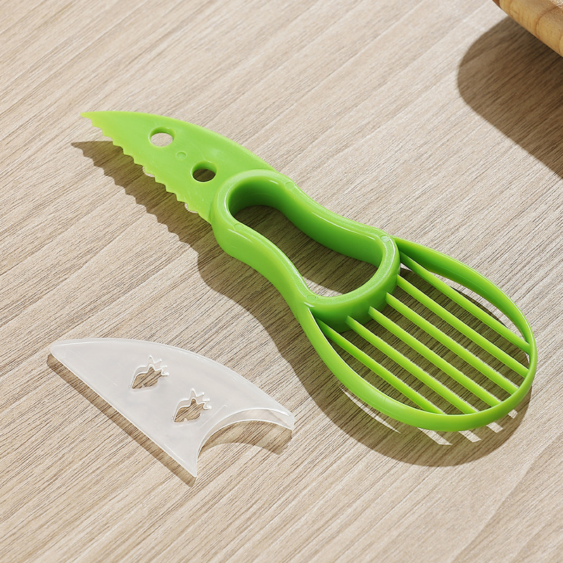 New Three-in-One Avocado Knife Multi-Functional Peeler Pulp Separator Meat Hanger Pp Kitchen Gadget