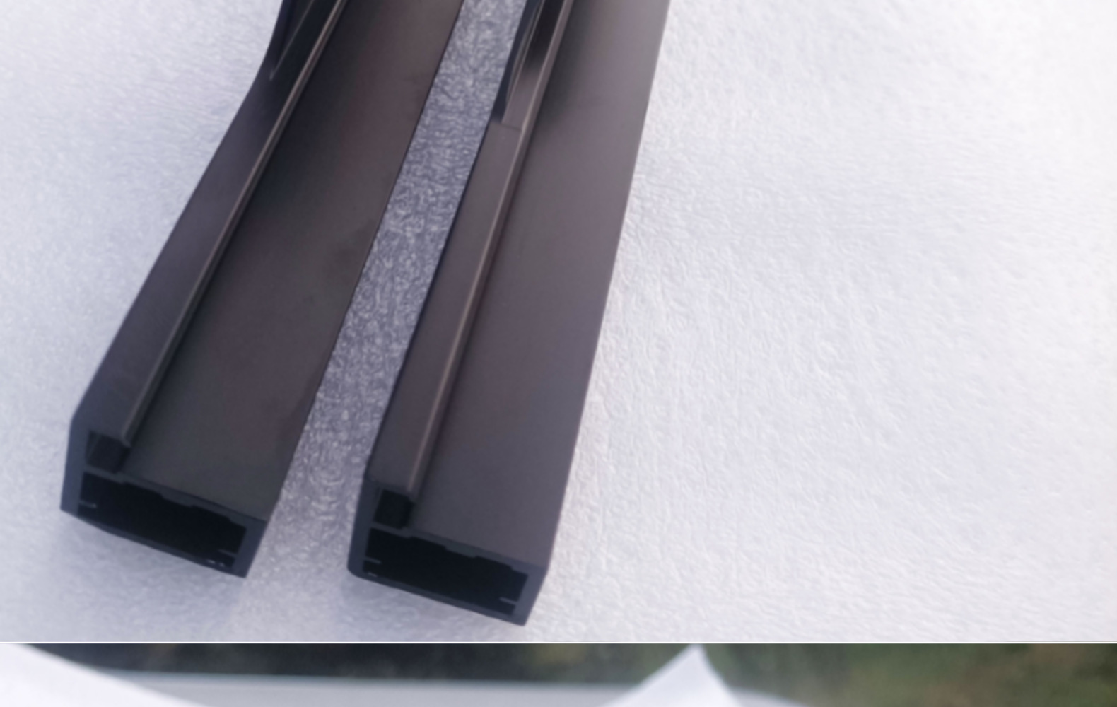 20框玻璃门一体式拉手 f款拇指拉手窄边玻璃门 尺寸可选铣型拉手