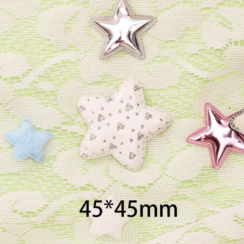 Autumn and Winter Diy Plush Pentagram Hairpin XINGX Phone Case Hair Accessories Handcraft Jewelry Material Accessories Accessories Decoration