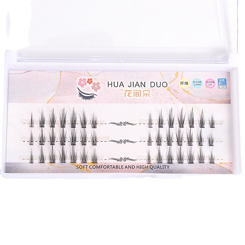 Dandelion Eyelashes Little Devil Natural False Eyelashes Long and Comfortable Thick Self-Grafting Daily Eyelashes