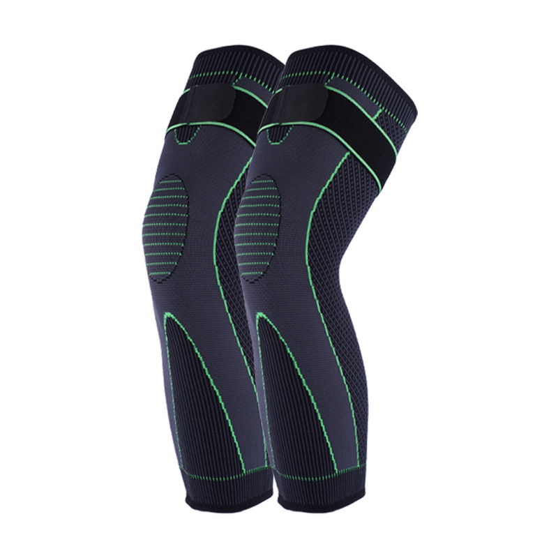 加长款绑带艾草护膝保暖运动男女士膝盖护套跳绳跑步关节护具