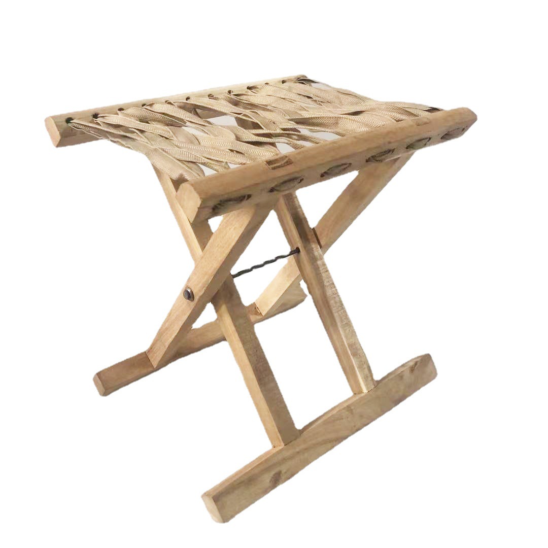 木头小马扎 槐木折叠小马扎便携式小凳子 钓鱼凳火车小马扎换鞋凳