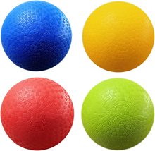 纯色操场球PVC草地球充气6寸8.5寸9寸室内外儿童玩具球加厚防爆