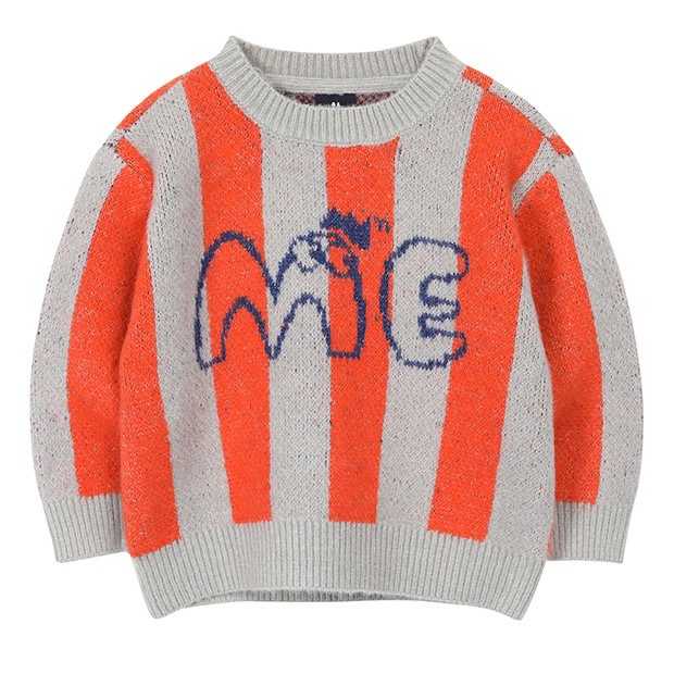 原d阿路小雨伞秋冬男童两色套头毛衣加厚针织衫一件代发韩版童装