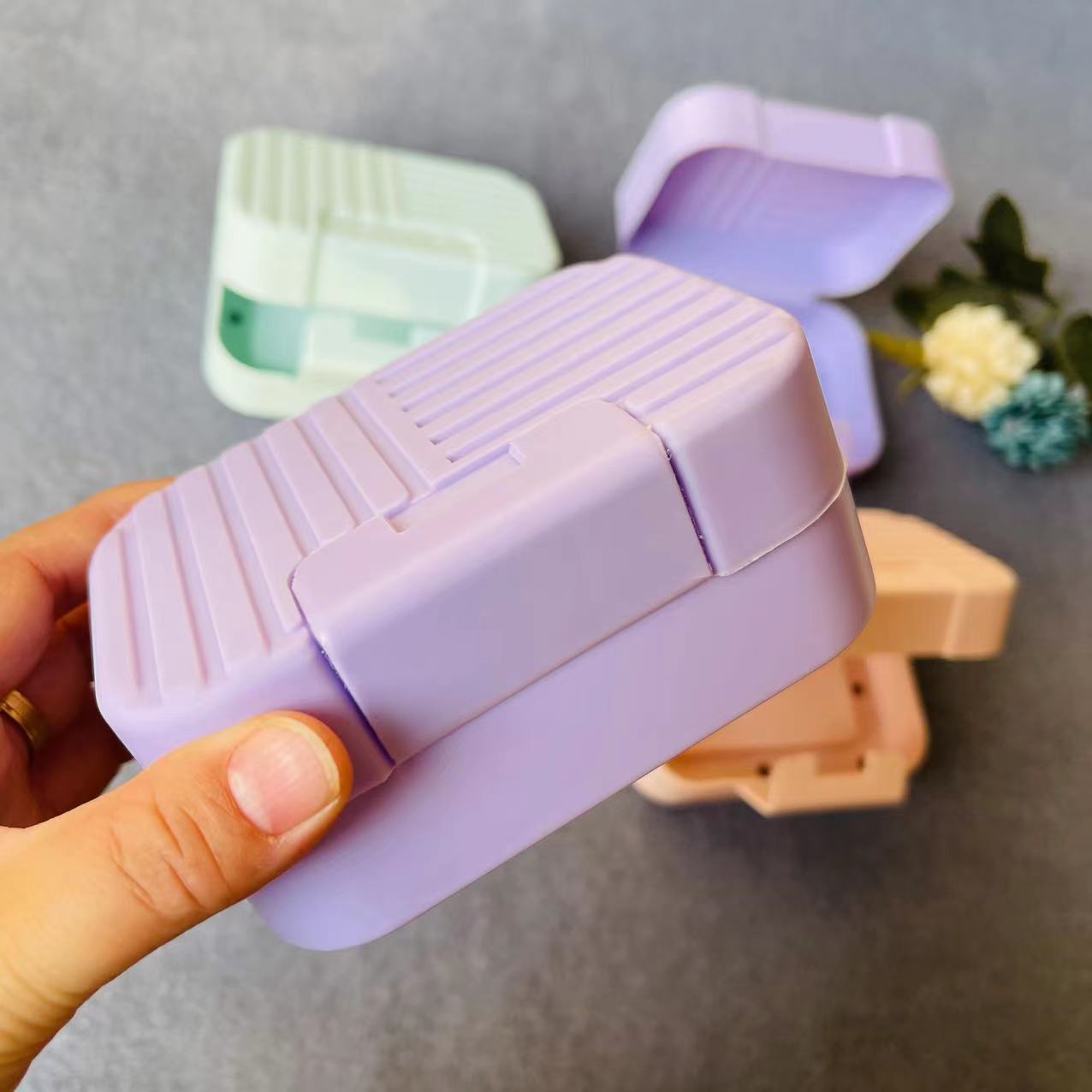 Draining Flip with Lid Soap Box Bathroom Household Creative Seal Portable Travel Soap Box 2 Yuan Supply