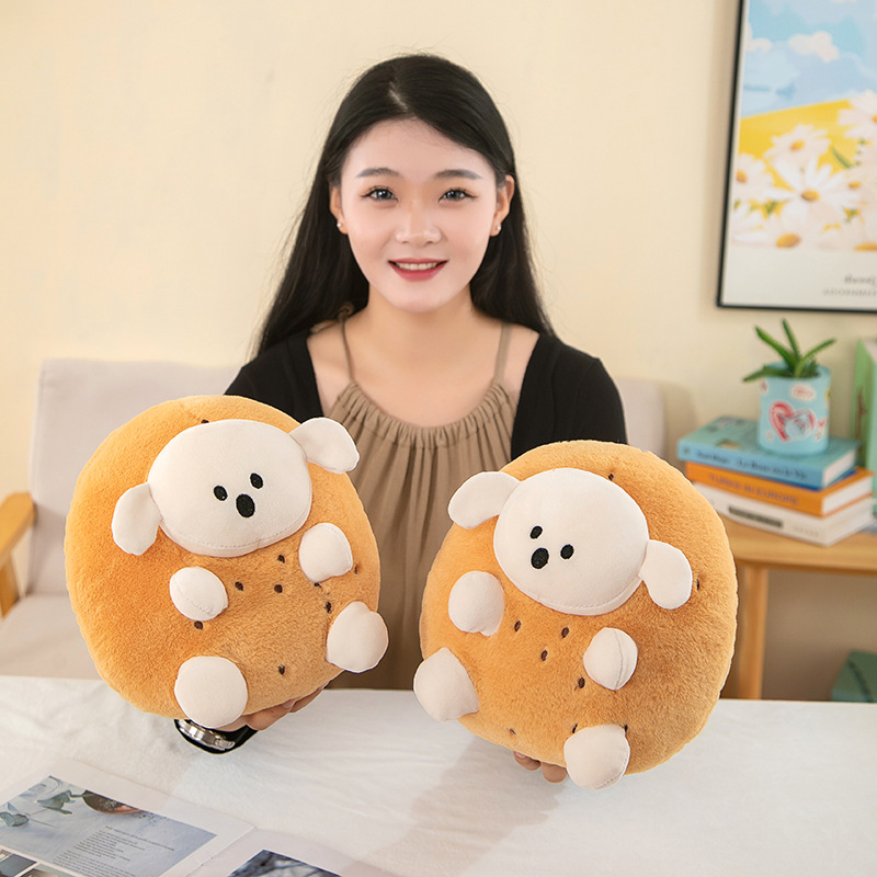 Creative Funny Potato Dog Doll Plush Toy for Girls Bed Pillow Child Comforter Toy Personality Gift