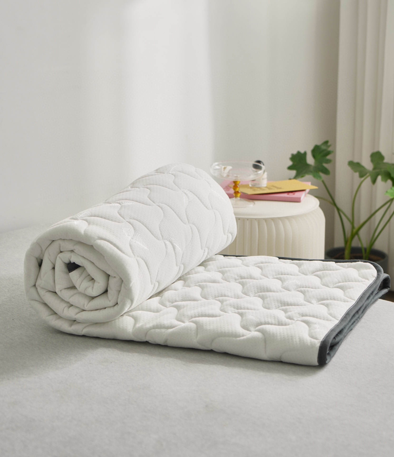 四季款绑带防滑针织床垫厚床单 泰国乳胶床垫保护垫厂家直销