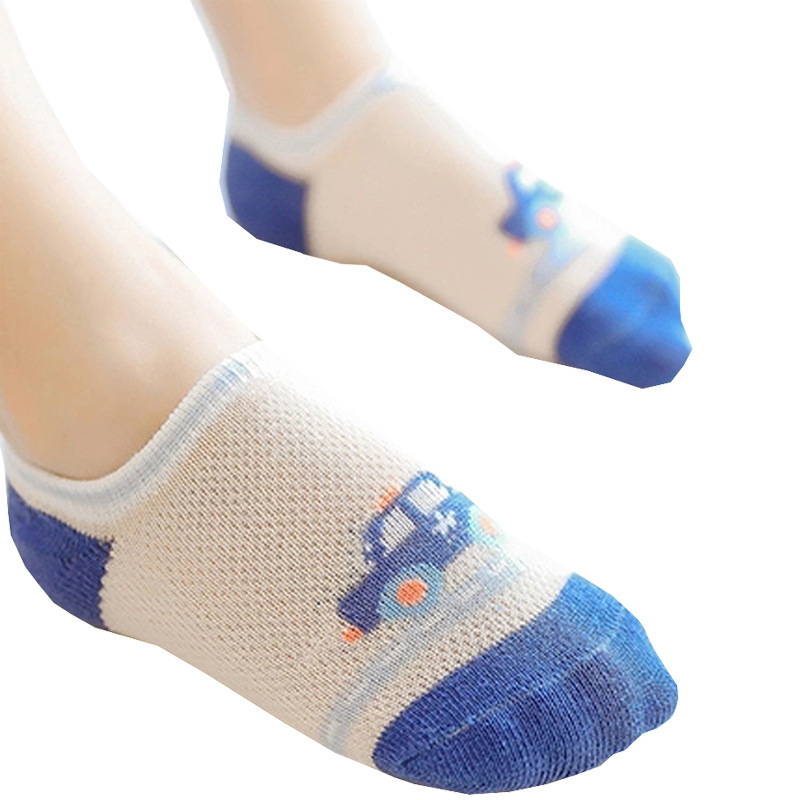 [Five Pairs] Children's Socks Summer Low-Cut Anti-Drop Children's Low-Cut Socks Cotton Socks Baby Socks Boys and Girls Socks