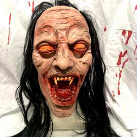 万圣节恐怖道具鬼屋密室逃脱npc装扮贞子男女鬼脸cospaly头套面具
