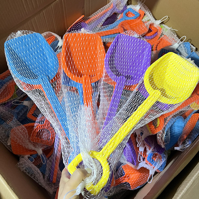 儿童沙滩海边玩具塑料铲子铲沙挖沙决明子工具对铲套装摆地摊批发