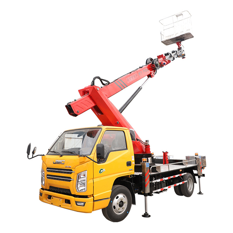 高空作业搬运上料车高炮安装32米云梯车蓝牌高楼搬家伸缩装运机器