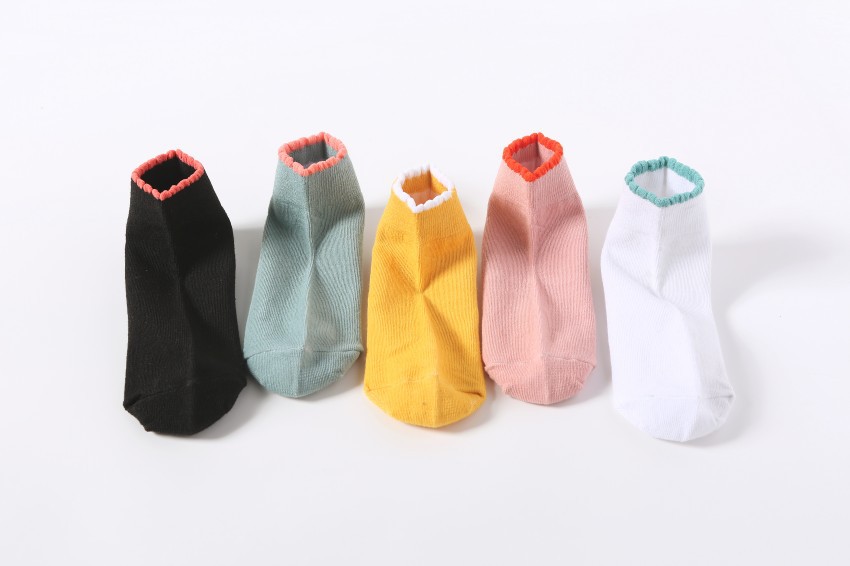 袜子女士短袜春夏季浅口船袜可爱日系薄款泡泡口女袜网红ins潮