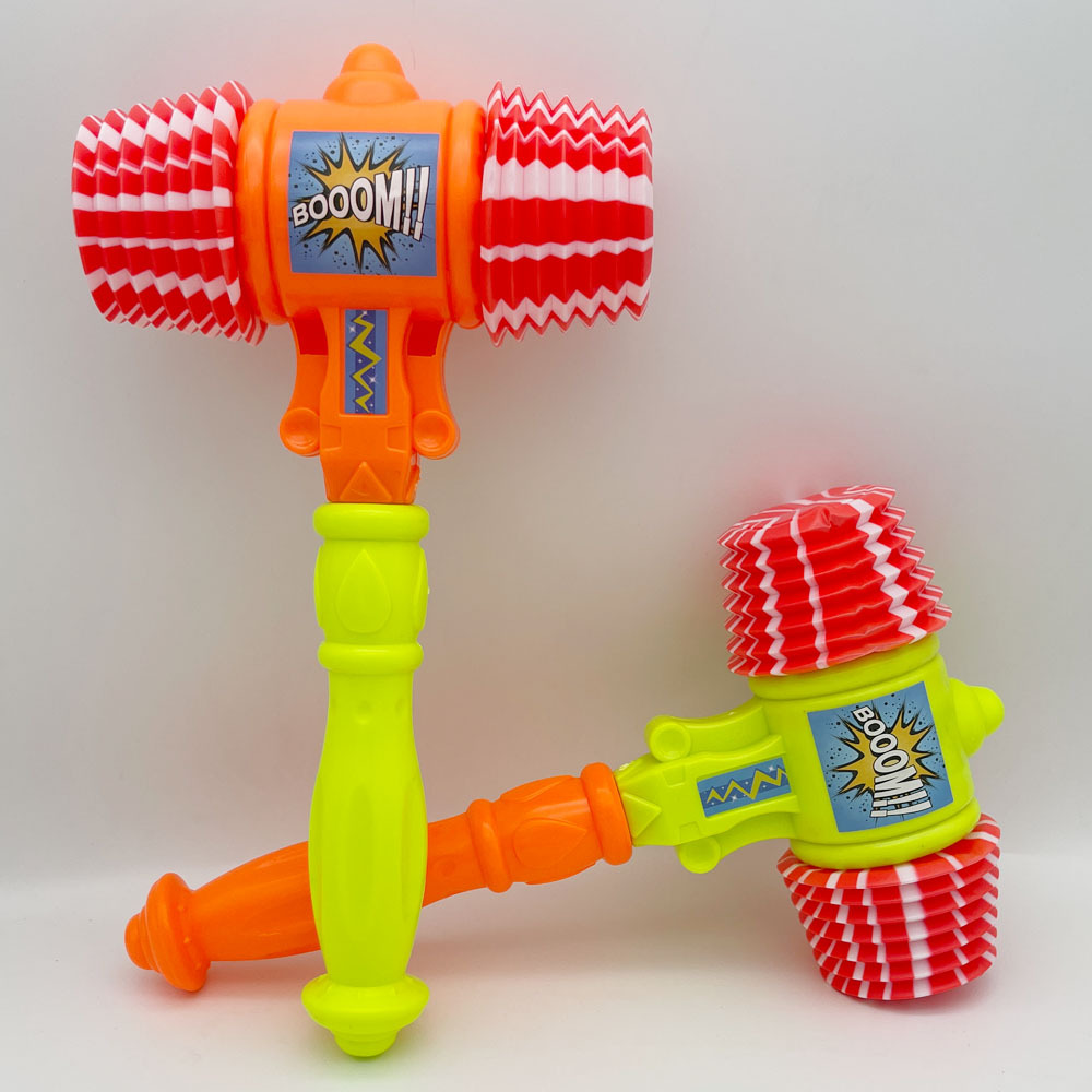 儿童敲打气压锤玩具 带哨子可发声bb锤 亲子互动游戏助威道具响锤