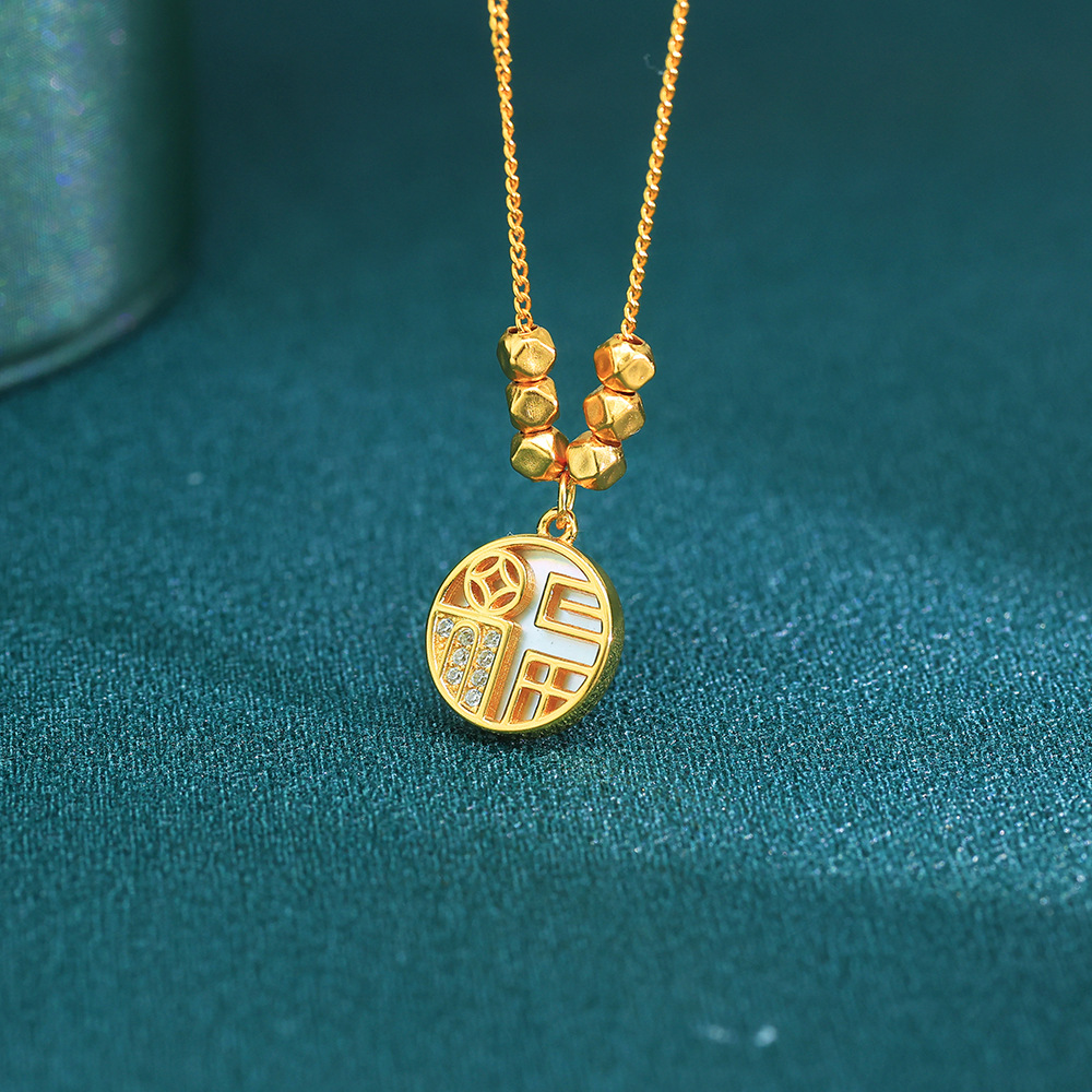 中国项链品牌外汇黄金原油黄金白银系列越南沙金12生肖吊坠黄金色牌子