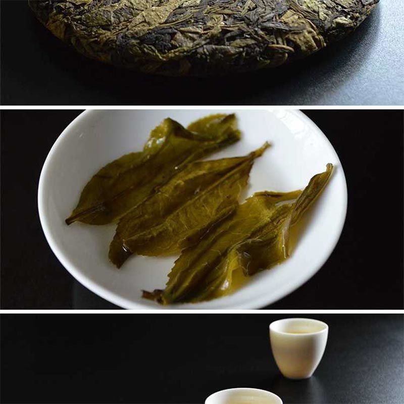 云南古树生茶黄金叶普洱生茶饼茶老黄片生普茶饼7饼整提购更划算