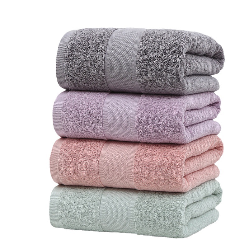 Towels Suit Cotton Absorbent New 100% Cotton Towel Face Cloth Gift Adult Break Three-Piece Suit of Bath Towel