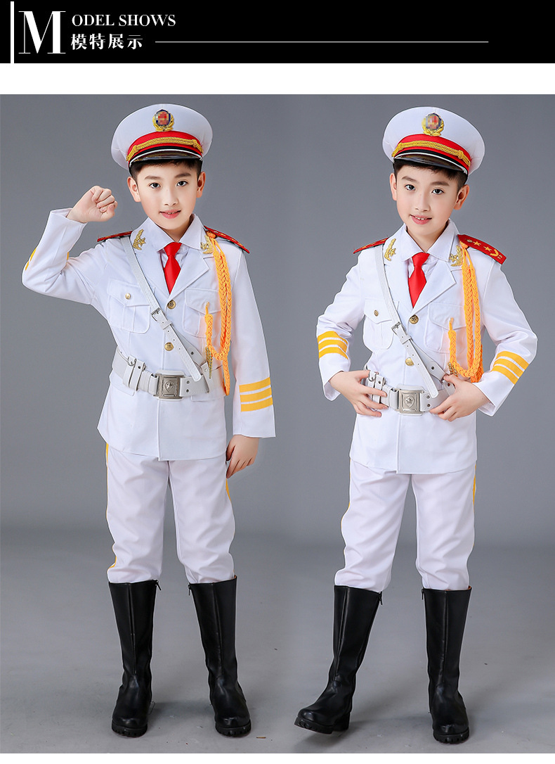 中小学生升国旗服装学生幼儿园升旗服儿童礼服演出礼服鼓号队服装