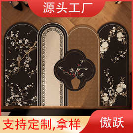 入户地垫中古风丝圈地垫耐刮耐磨玄关门口可裁剪防滑垫一件代发
