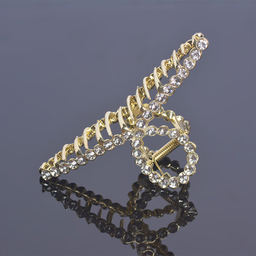 金属蝴蝶抓夹韩国大号后脑勺发抓头饰女韩式珍珠发夹气质鲨鱼夹