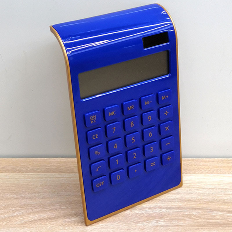 2236 Creative Solar Gift Calculator Wholesale Advertising Logo Office Color 7-Shaped Calculator Wholesale