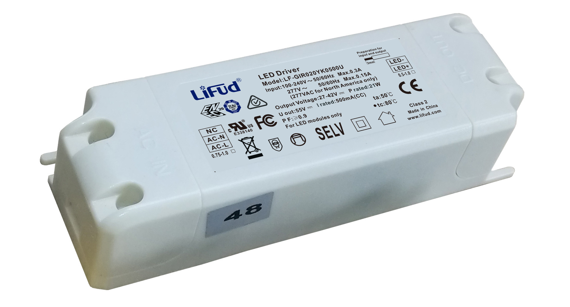 莱福德工厂直销10~62w电源跨境led恒流驱动 宽压有闪全球通用高pf